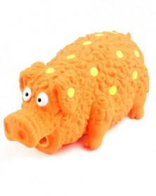 Orange - Dog Toys Cute Pig...