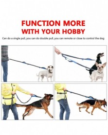 Blue - Hands Free Dog Leash...