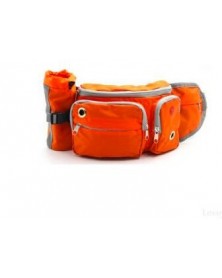 Orange - Pet dog waist Bag...