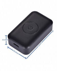 Black - Pet GPS Tracker GSM...