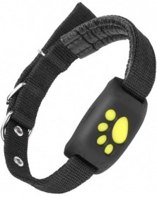 Black - Pet Tracker GPS Dog...