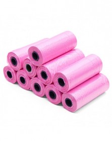 5 Rolls-Pink-Pet Dog Poop...