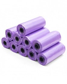 5 Rolls-Purple-Pet Dog Poop...