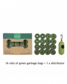 16 Green-Pet Dog Garbage...