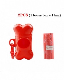 2pcs Red-1Pcs Bone Shaped...