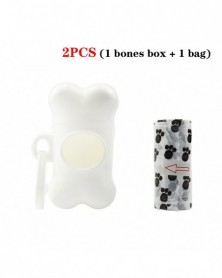 2pcs White-1Pcs Bone Shaped...