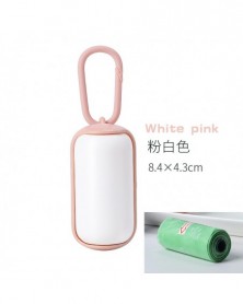 White 1-1 roll bag-Pet Dog...