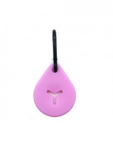 2pcs-Purple-Silicone pet...