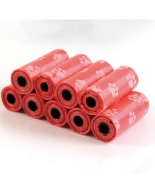 5 roll red-Pet Garbage Bag...