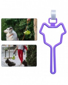 Purple-Dog Poop Bag Holder...