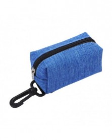 Blue-Dog Poop Bag Holder...