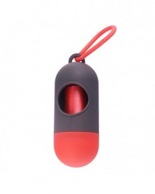 Gray Red-Dog Poop Bags...