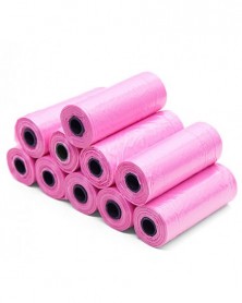 Pink-2 Roll Pet Dog Poop...