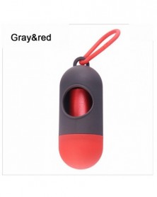 Grey red-1pcs Pet Trash Box...