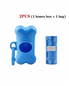 2pcs Blue-Pet Waste Bag...