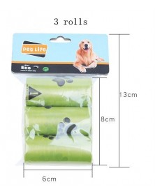 3 rolls-1pc New Pet Dog...