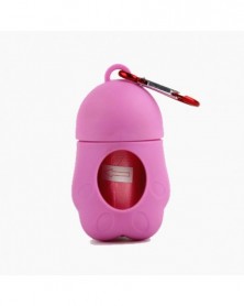 Pink-Dog Poop Bag Dispenser...