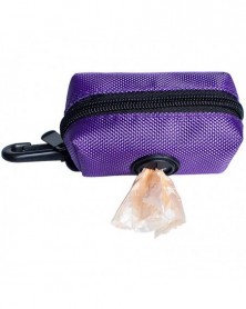 Purple-Dog Poop Bag Holder...