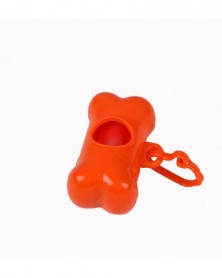 Orange-Pet poop bag...