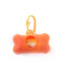 Orange-Portable Bone Dog...