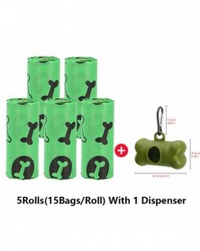 5 Rolls-Degradable Pet Dog...