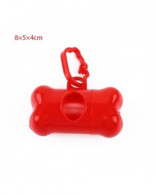 Red-Pet Dog Poop Bag Bone...