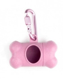 Pink-Pet Dog Poop Bag Bone...