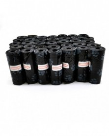 5 rolls-Paw print black-100...