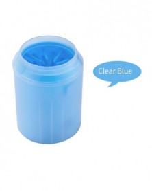 S size-Blue-Pet Dog Paw Cup...