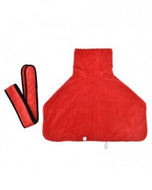 XL size-Red-Dog Bathrobe...