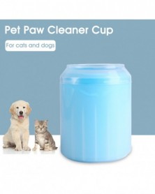 Blue-M size-Dog Paw Cleaner...