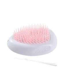 Pink-Plastic Cat Brush Comb...