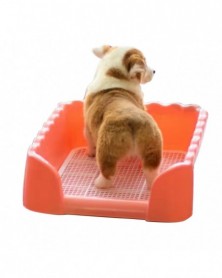 Pink-Indoor Dog Potty Tray...