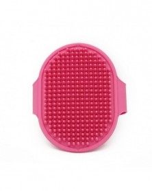 Pink-Dog Pet Shampoo Brush...