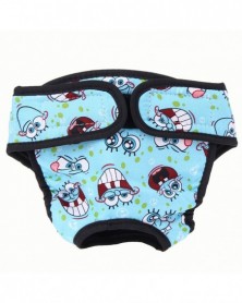 Blue-M size-Dog Diapers...