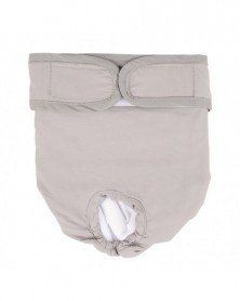 Gray-M size-Pet Dog Diapers...