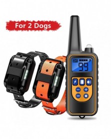 UK Plug-For 2 dogs Orange -...