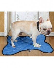 Blue-58x50cm-Pet Towel Bath...