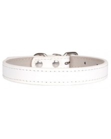 M-2.0-White-Pet Dog Collar...