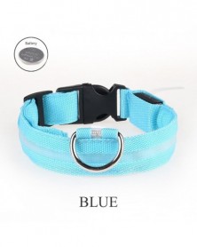 XL size-blue-Dog Collar...