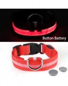 XL Neck 52-60 CM-Red Button...