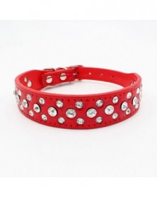 L size-2 red-Pet Rhinestone...