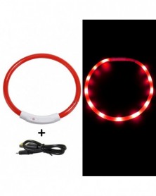 70CM-Red-B-Dog Collar Led...