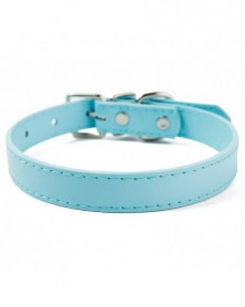 XXS size-Skyblue-PU Leather...