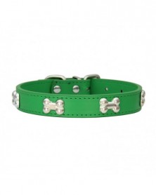 M size-green-Pet Dog Collar...