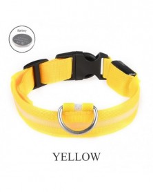 M size-yellow-Dog Collar...