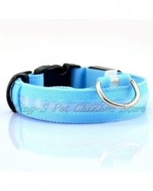 XL size-blue-Nylon LED Pet...