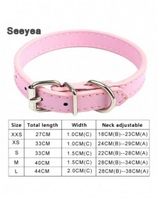 L size-Pink-Pet Dog Collar...