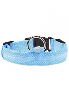 XL size-Blue-Nylon LED Dog...