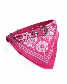 XL size-Rose Red-Dog scarf...